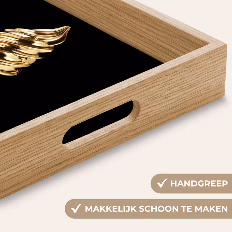 Dienblad - Ijs - Goud - Zwart - Eten — 5