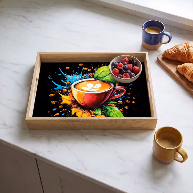 Dienblad - Koffie - Graffiti - Drinken - Abstract — 4