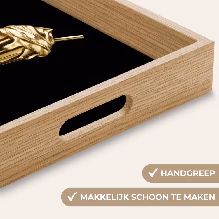 Dienblad - Milkshake - Goud - Drinken - Zwart — 5