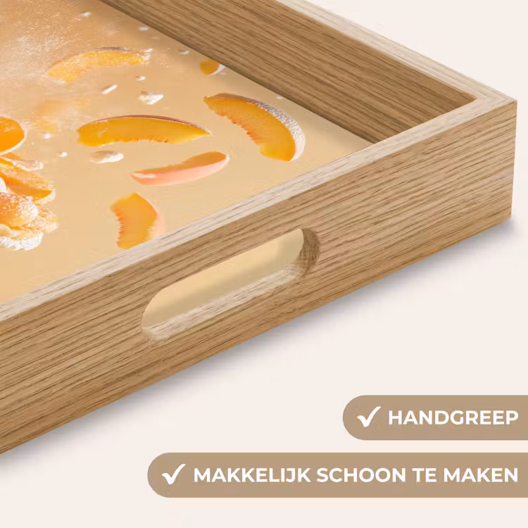 Dienblad - Peach - Eten - Taart - Oranje — 5