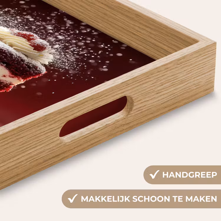 Dienblad - Rode - Velvet - Taart - Eten — 5