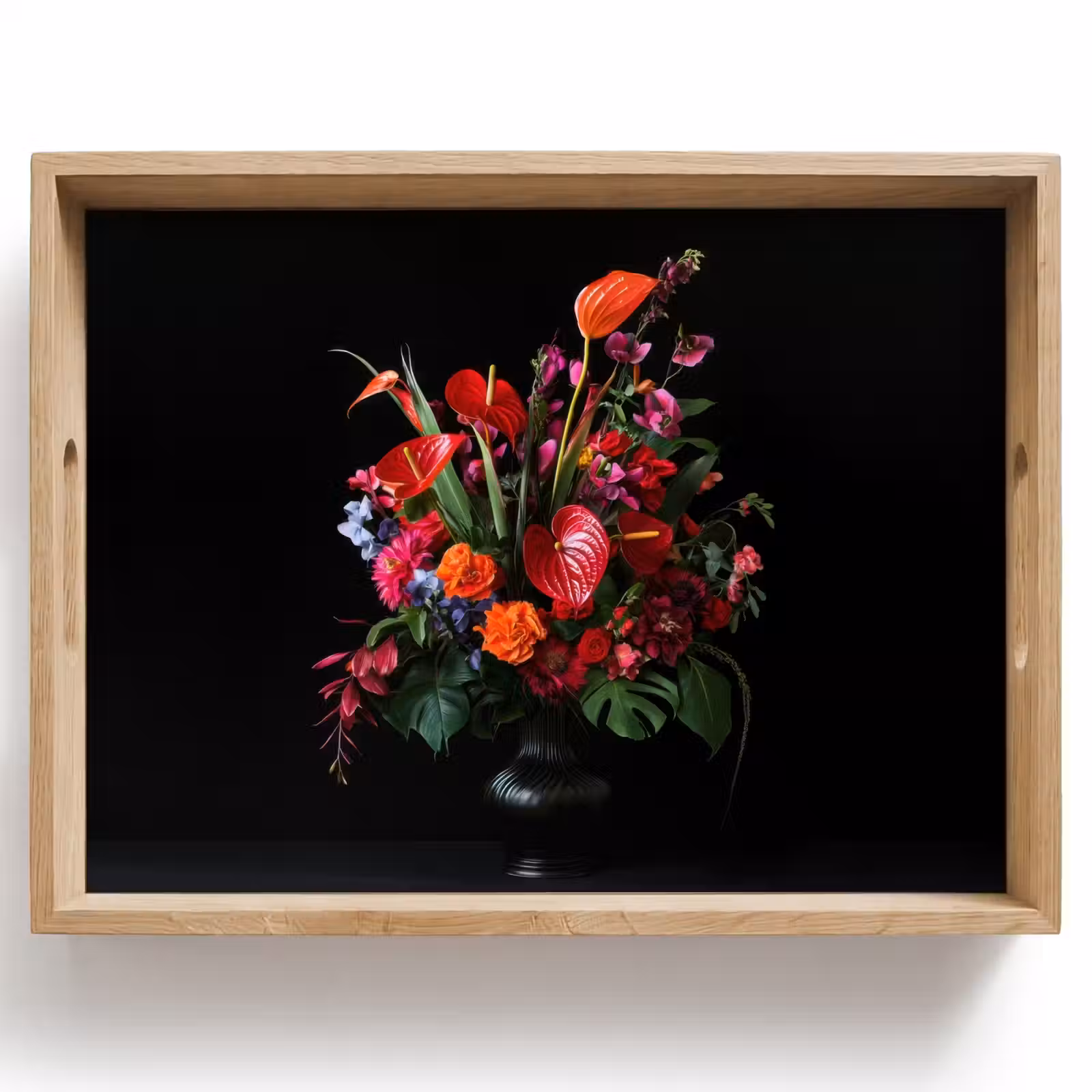 Dienblad - Bloemen - Boeket - Sierlijk — 1