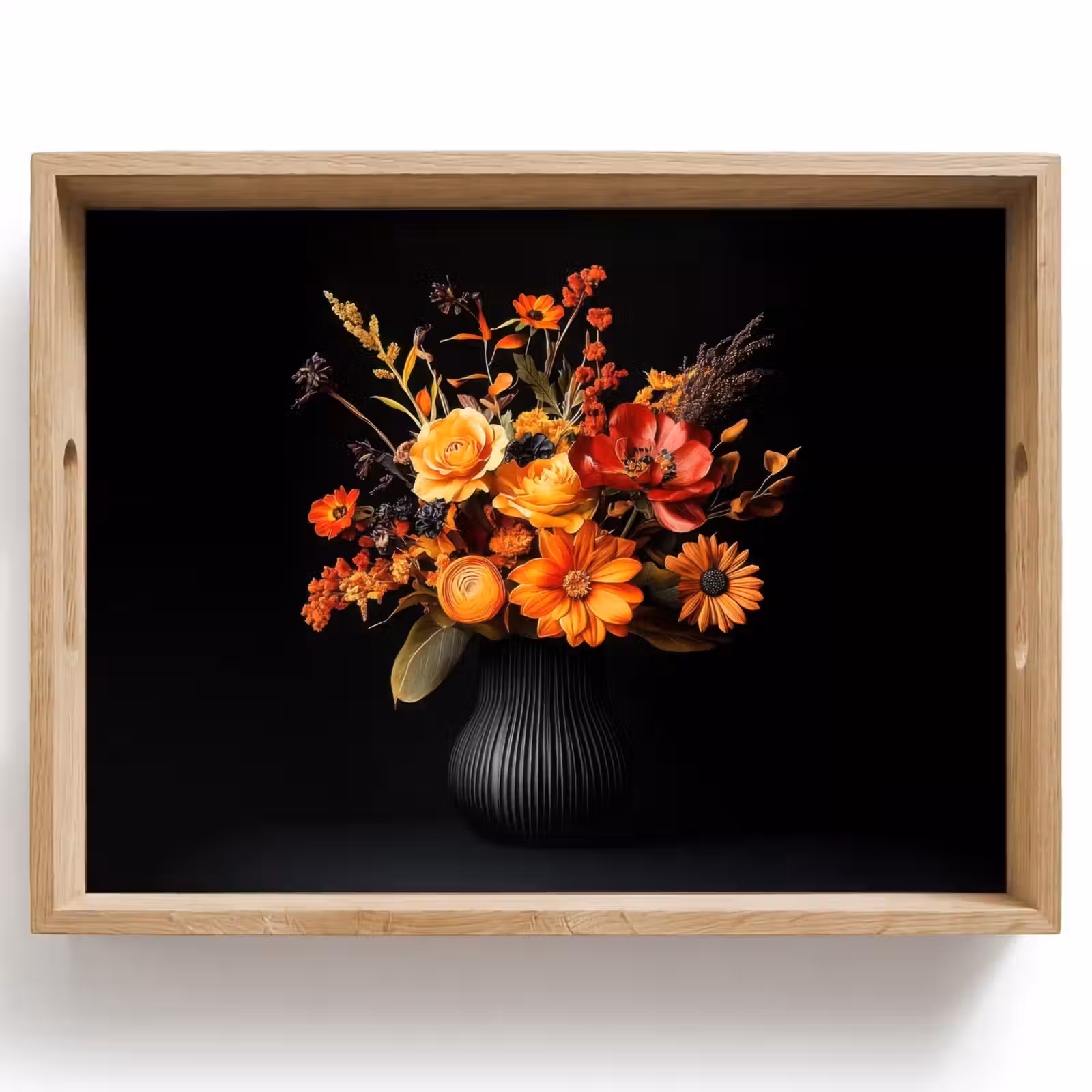 Dienblad - Herfst - Boeket - Oranje — 1