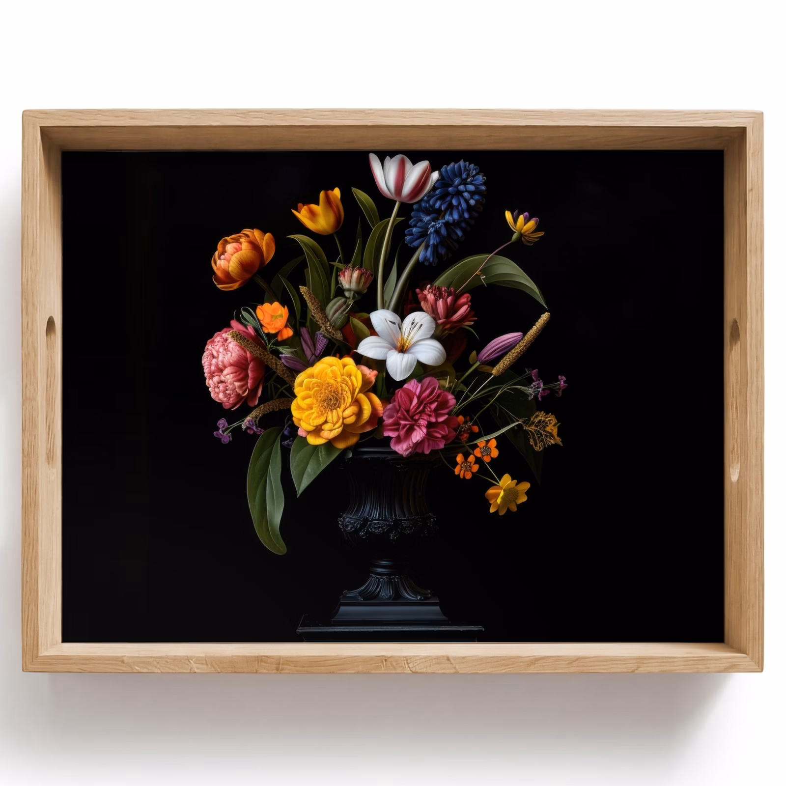 Dienblad - Lente - Bloemen - Klassiek - Vaas — 1
