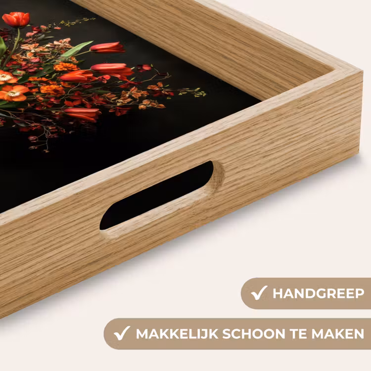 Dienblad - Bloemen - Takken - Boeket — 5