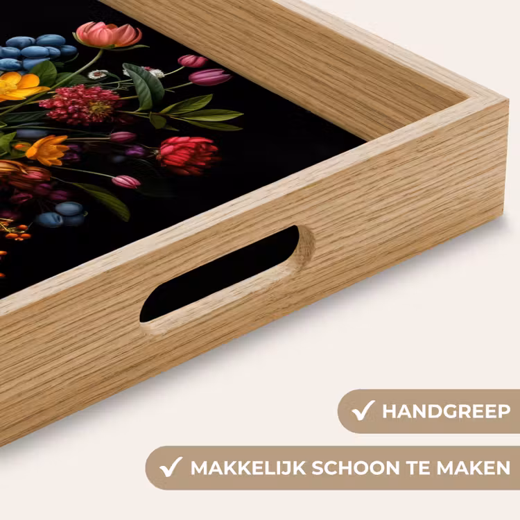 Dienblad - Bloemen - Vrolijk - Vaas — 5