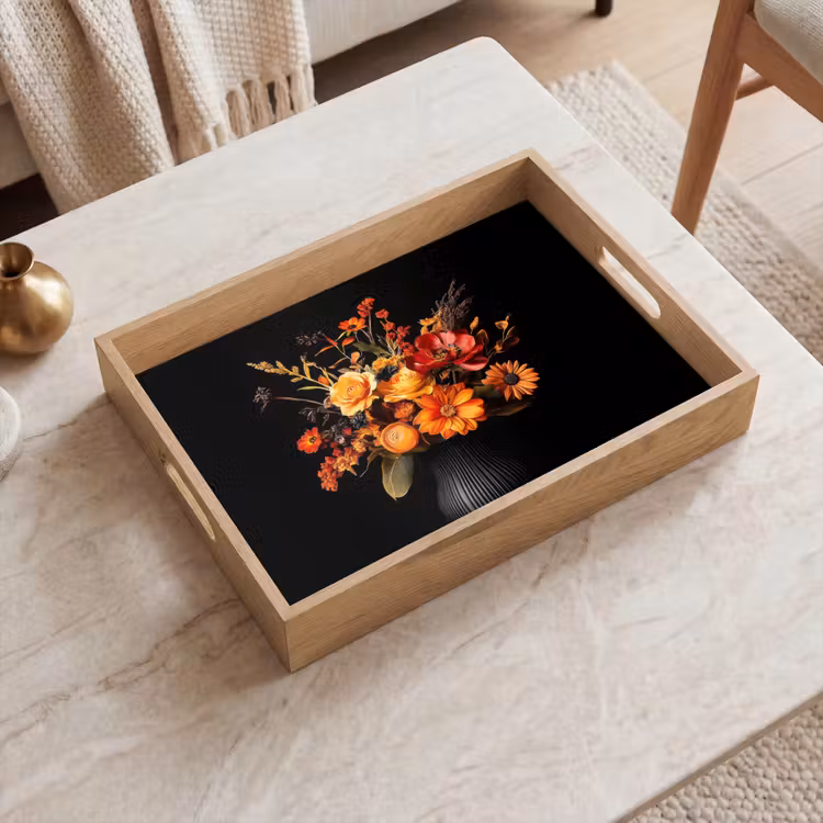 Dienblad - Herfst - Boeket - Oranje — 2