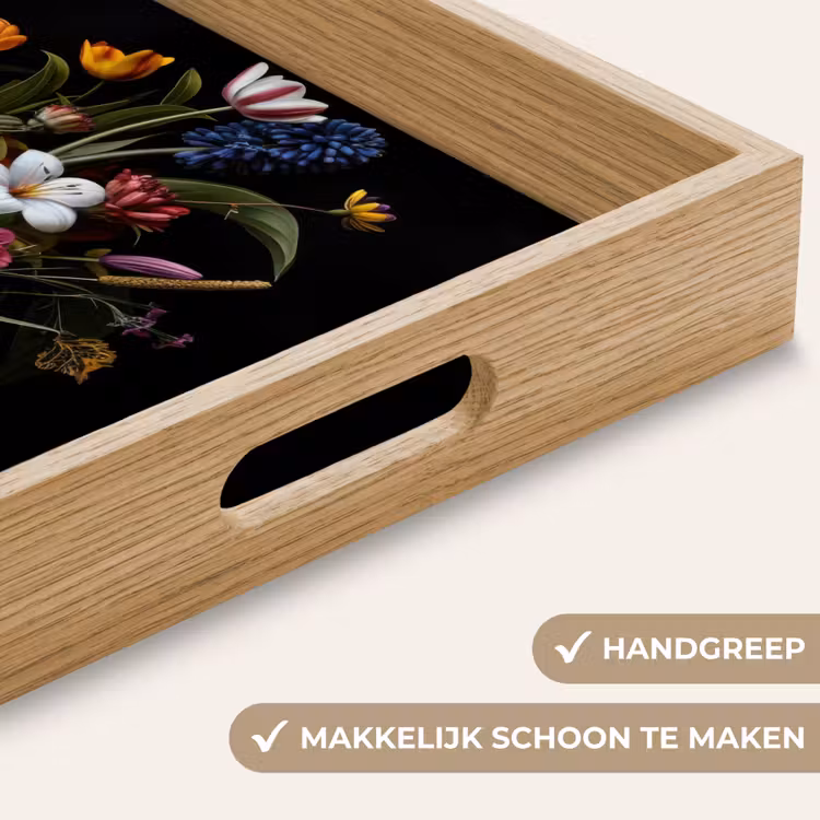 Dienblad - Lente - Bloemen - Klassiek - Vaas — 5