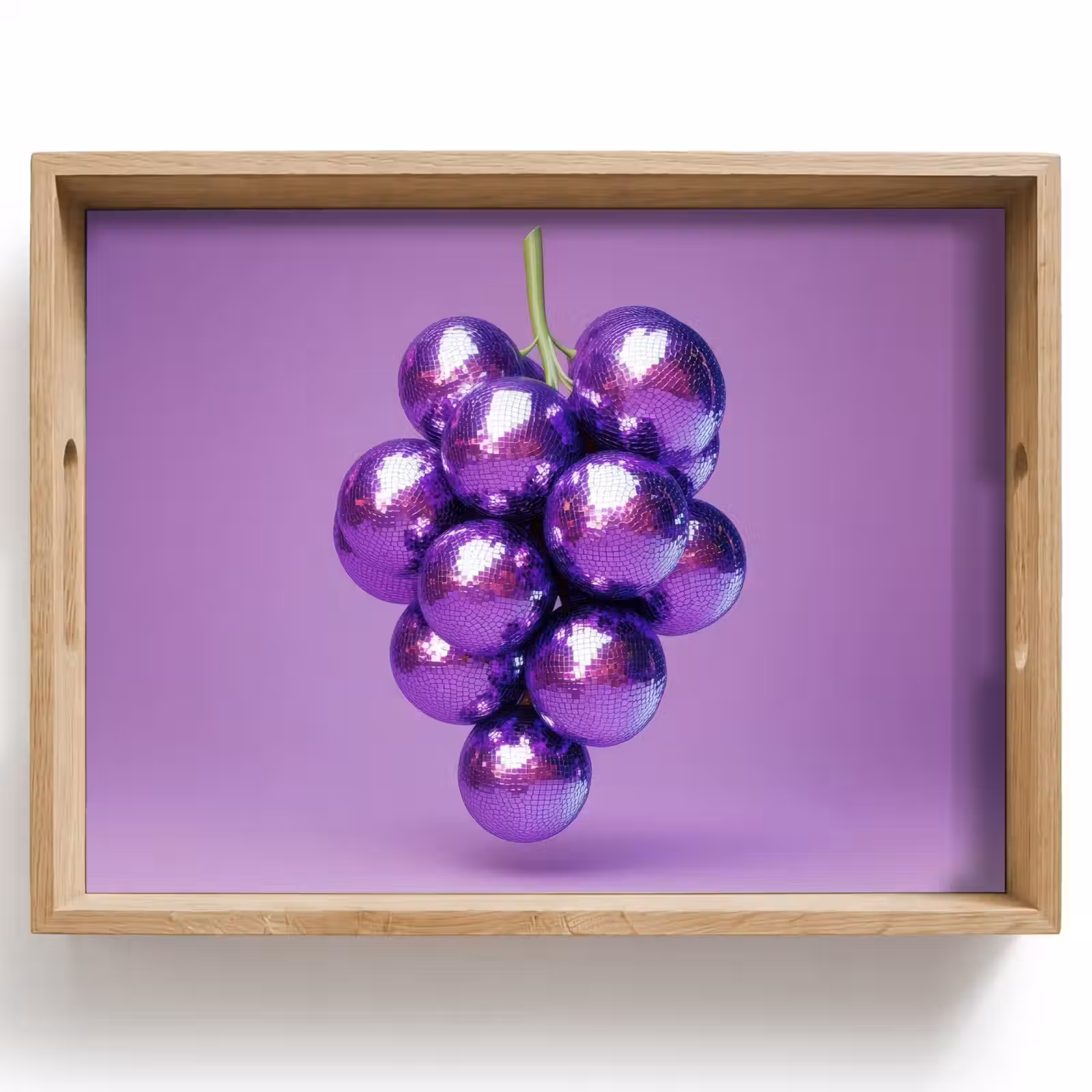Dienblad - Druif - Disco - Glitter - Paars — 1