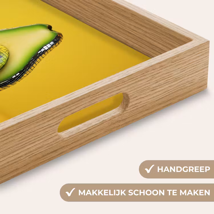 Dienblad - Avocado - Discobal - Geel - Glitter — 5
