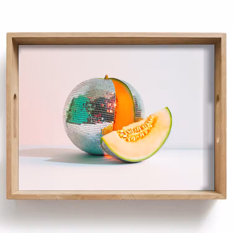 Dienblad - Disco - Discobal - Meloen - Pastel — 1