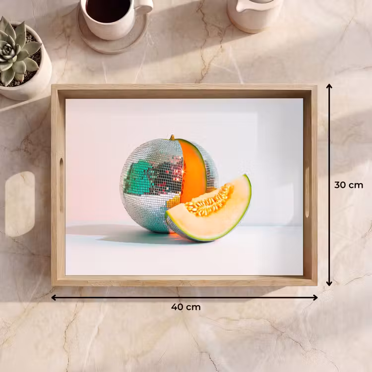 Dienblad - Disco - Discobal - Meloen - Pastel — 9