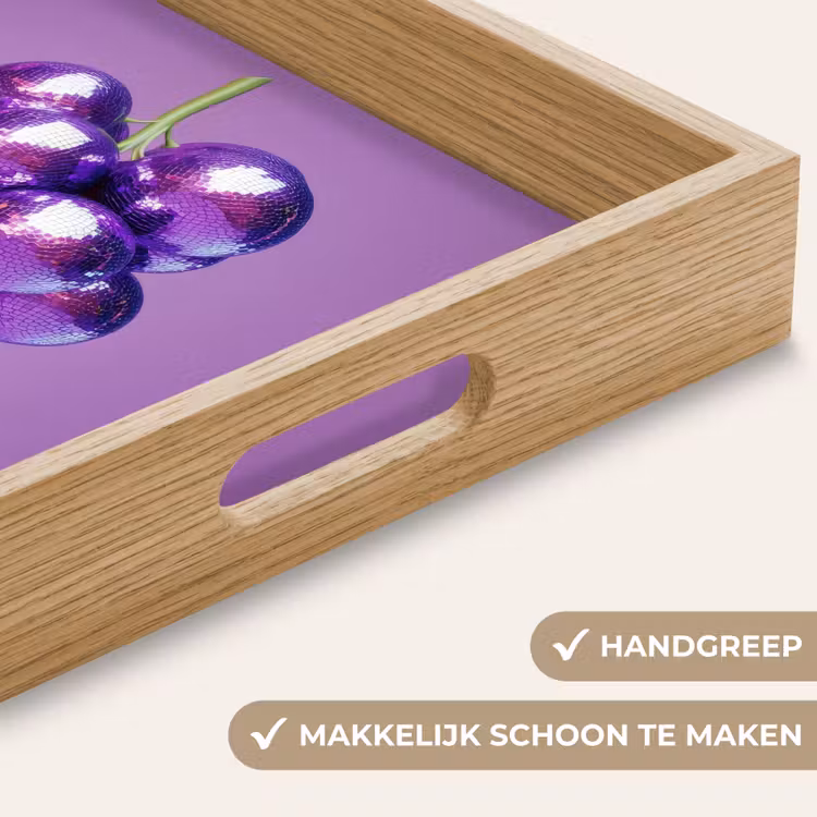 Dienblad - Druif - Disco - Glitter - Paars — 5