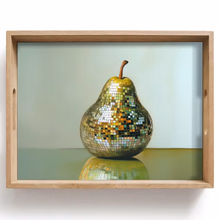 Dienblad - Fruit - Disco - Art - Glitter — 1
