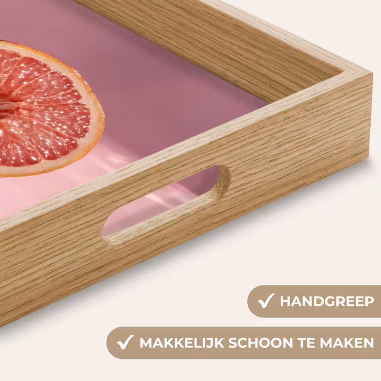 Dienblad - Grapefruit - Roze - Disco - Shiny — 5