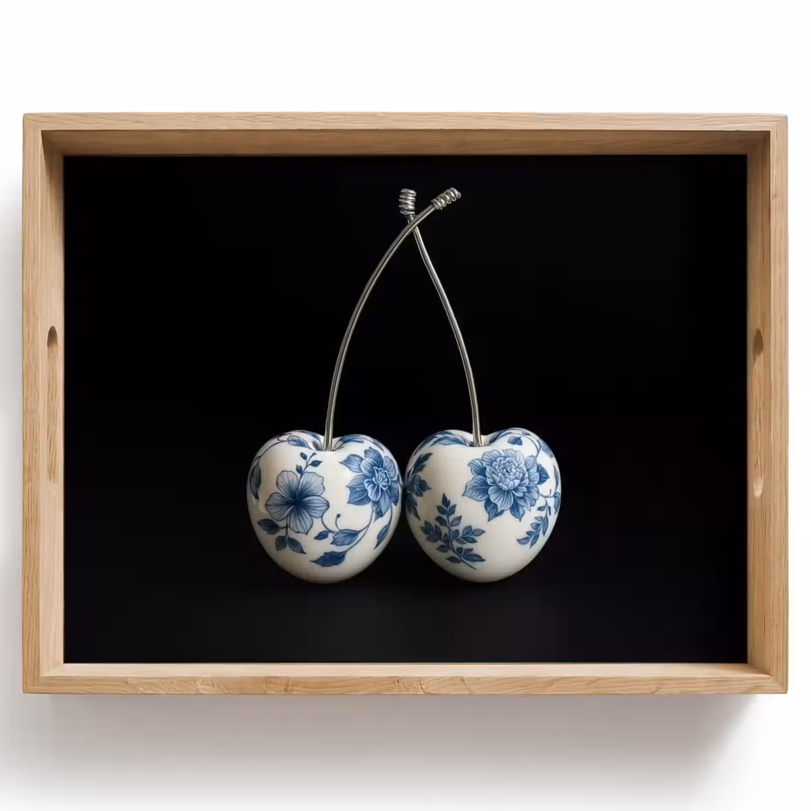 Dienblad - Kersen - Delfts blauw - Fruit — 1