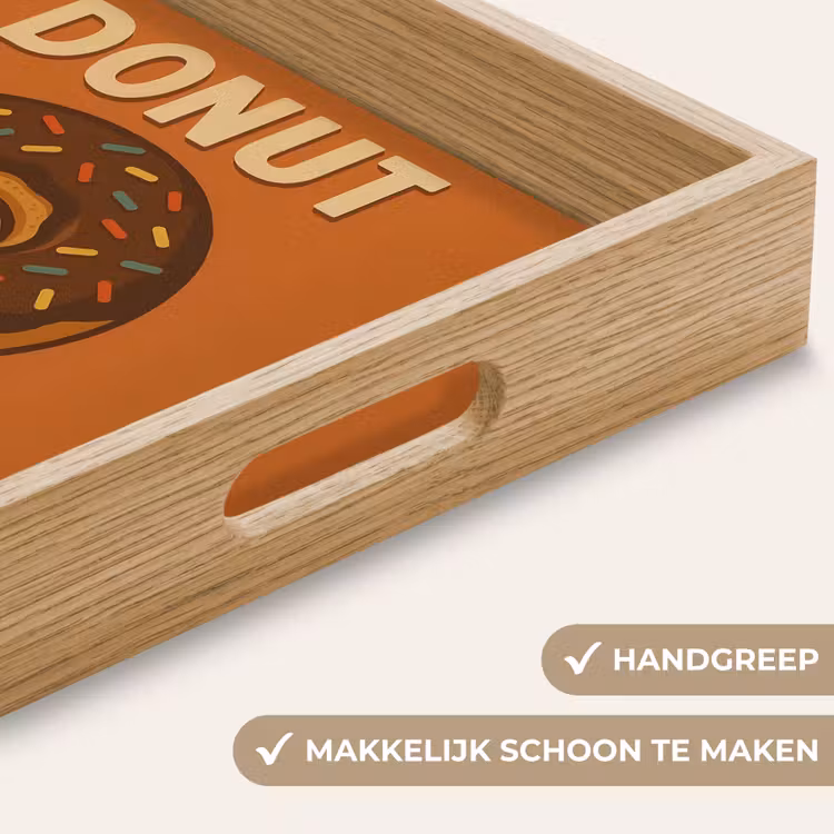 Dienblad - Donut - Spikkels - Kleurrijk - Quote — 5