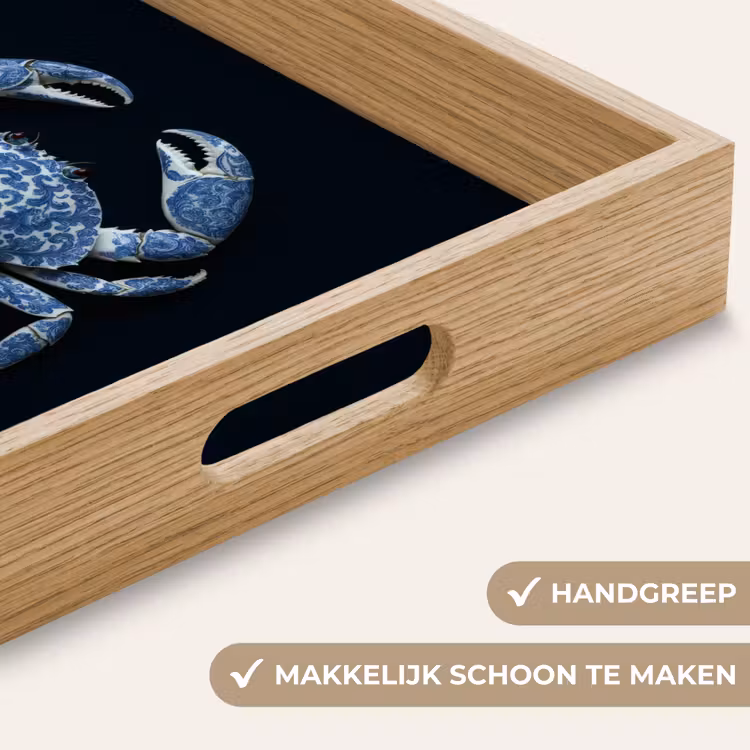 Dienblad - Krab - Delfts blauw - Dieren — 5