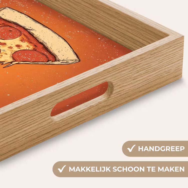 Dienblad - Pizza - Kaas - Rood - Pepperoni — 5