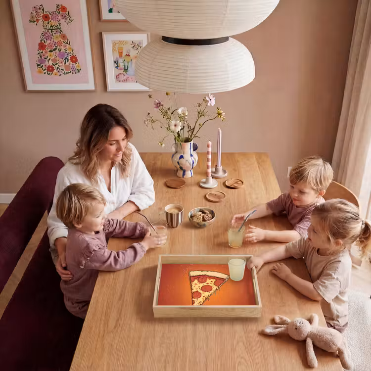 Dienblad - Pizza - Kaas - Rood - Pepperoni — 7