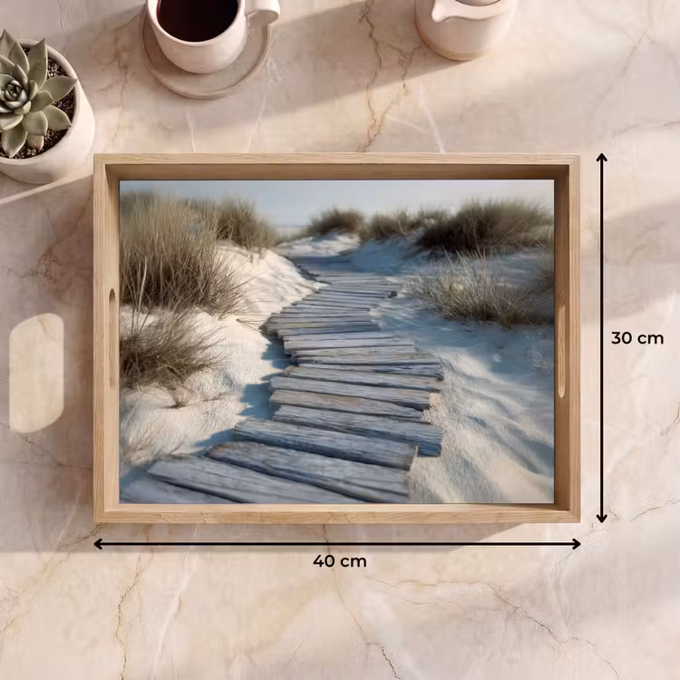 Dienblad - Pad - Planken - Duinen - Gras — 9