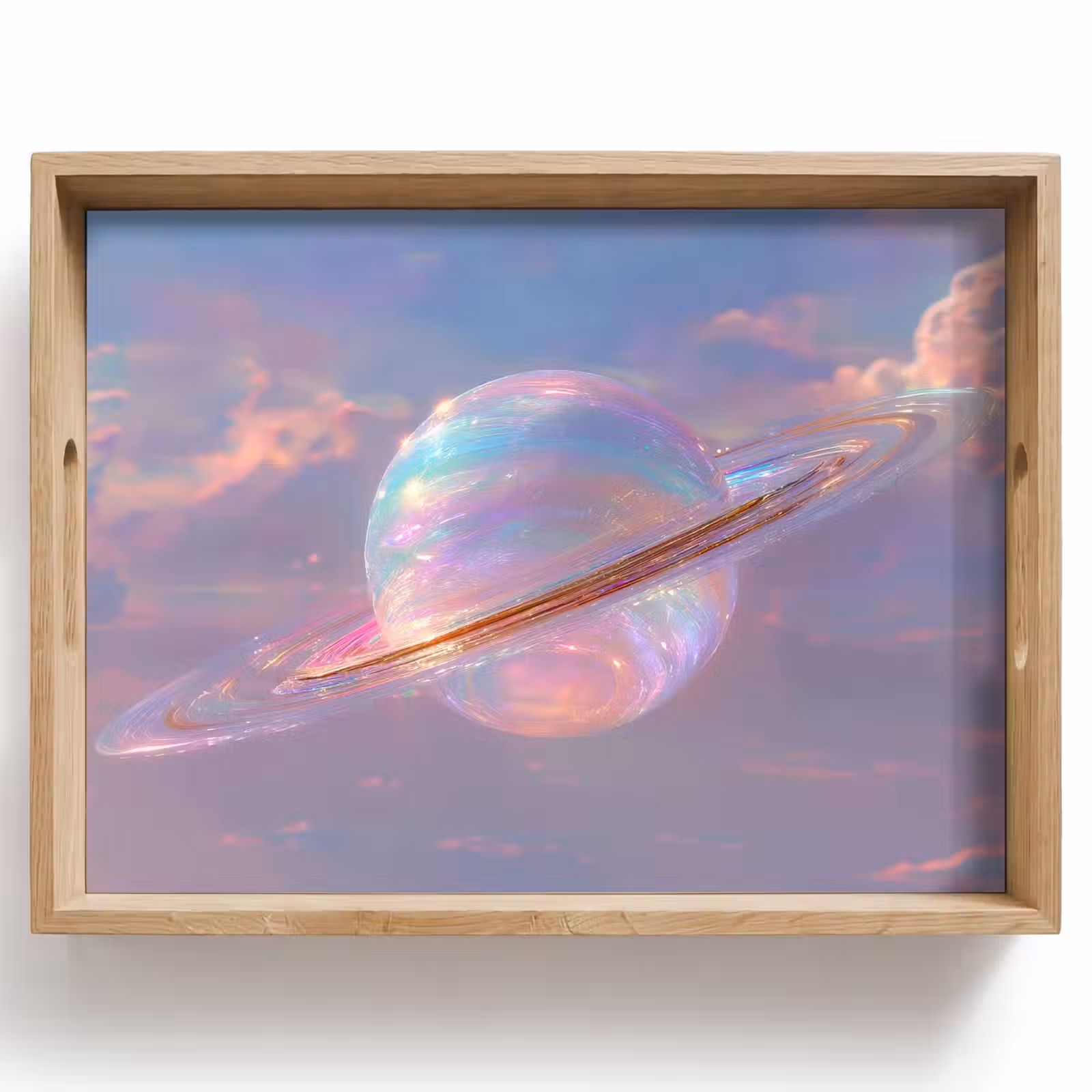 Dienblad - Planeet - Lucht - Wolken - Pasteltinten — 1