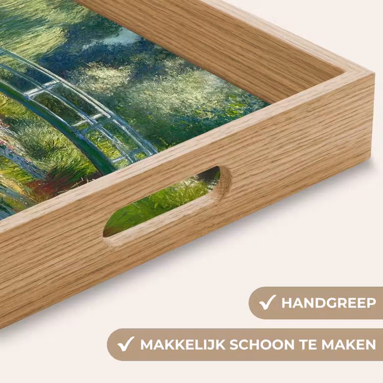 Dienblad - Brug - Hout - Vijver - Waterlelies — 5