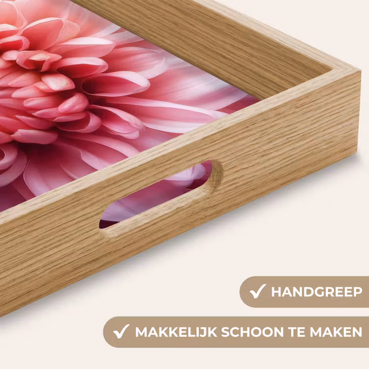 Dienblad - Dahlia - Bloem - Close up - Roze — 5