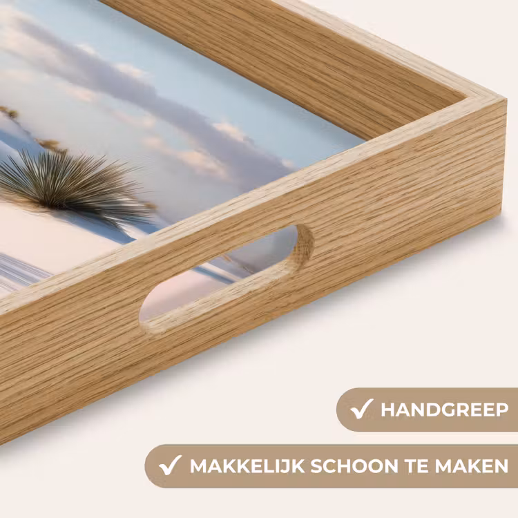 Dienblad - Duinen - Gras - Wolken - Beige — 5