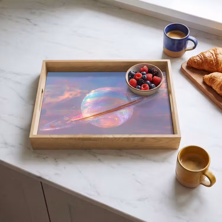 Dienblad - Planeet - Lucht - Wolken - Pasteltinten — 4