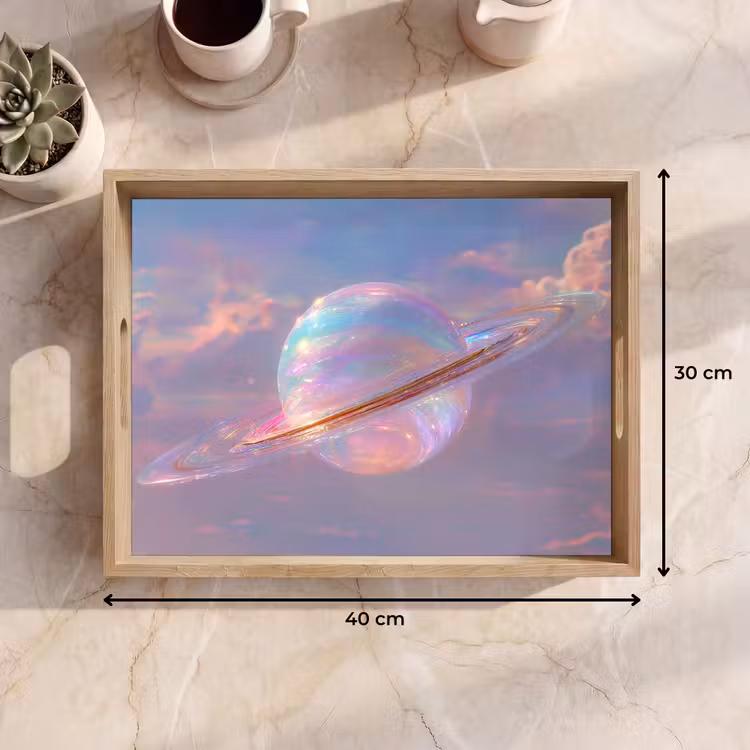 Dienblad - Planeet - Lucht - Wolken - Pasteltinten — 9