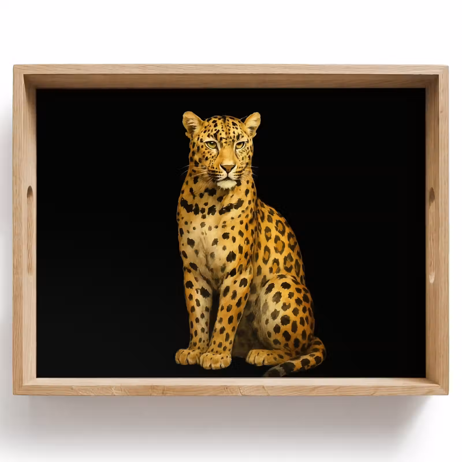 Dienblad - Panter - Realistisch - Bruin — 1