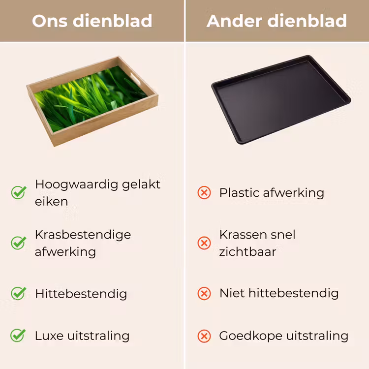 Dienblad - Grassprieten - Lichtinval - Groen — 3