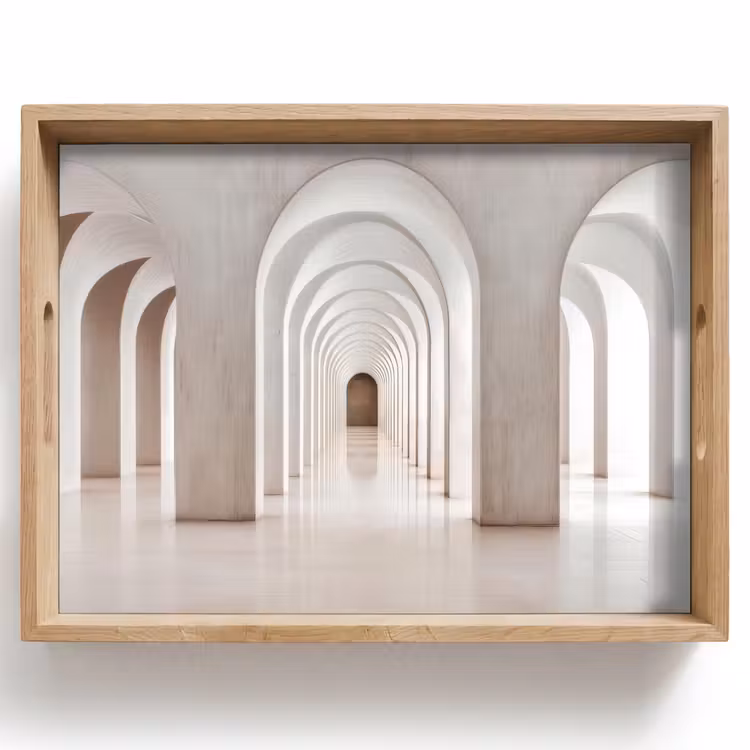 Dienblad - Hal - Bogen - Symmetrisch - Modern — 1