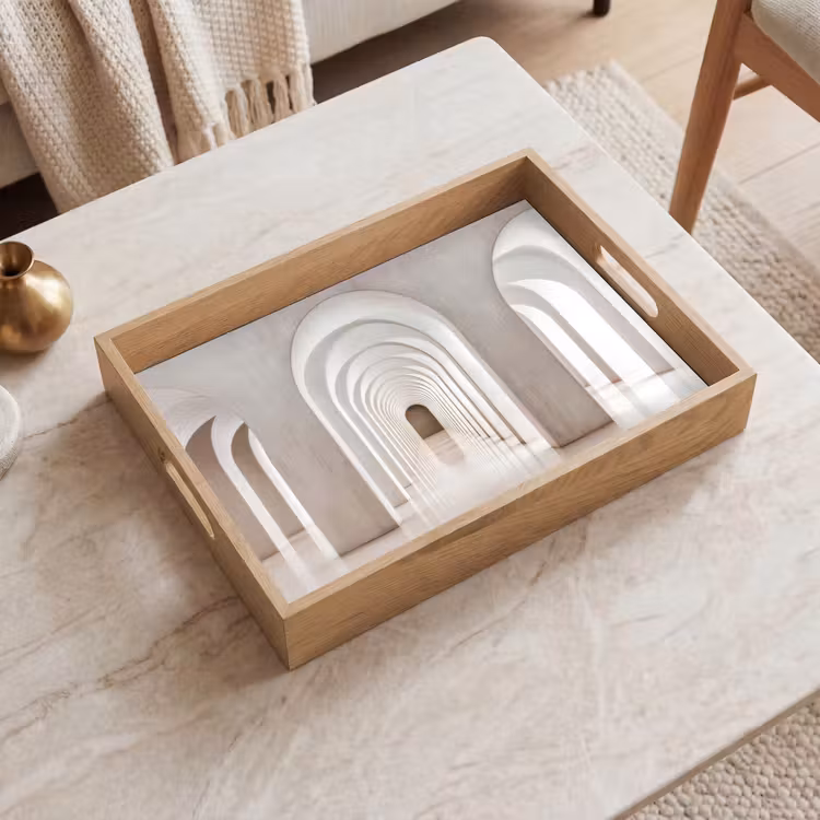 Dienblad - Hal - Bogen - Symmetrisch - Modern — 2