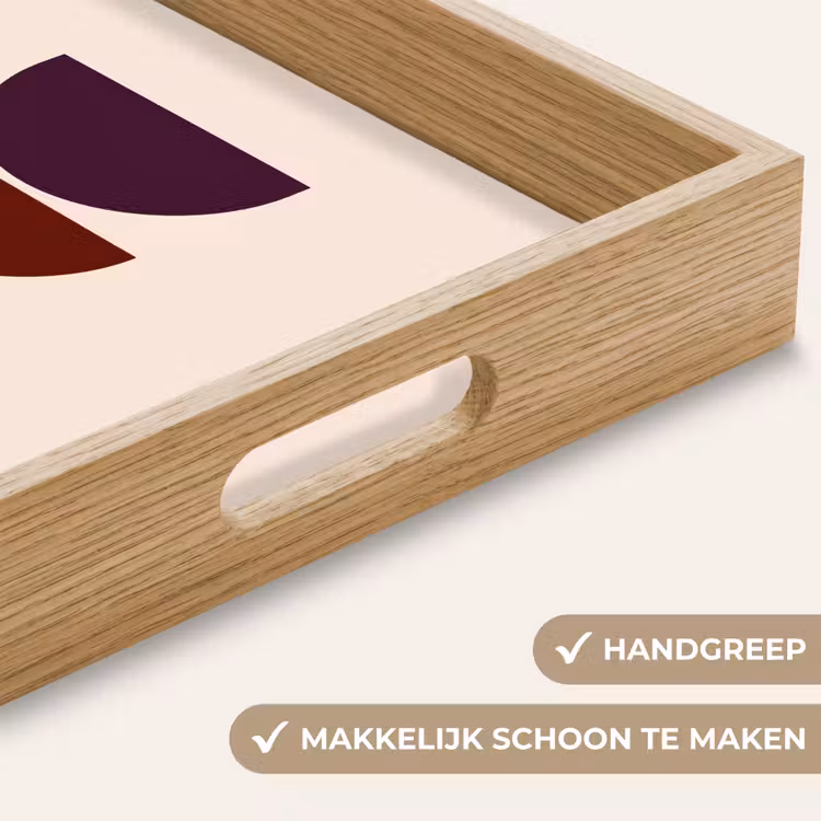 Dienblad - Harmonieus - Symmetrisch - Rood — 5