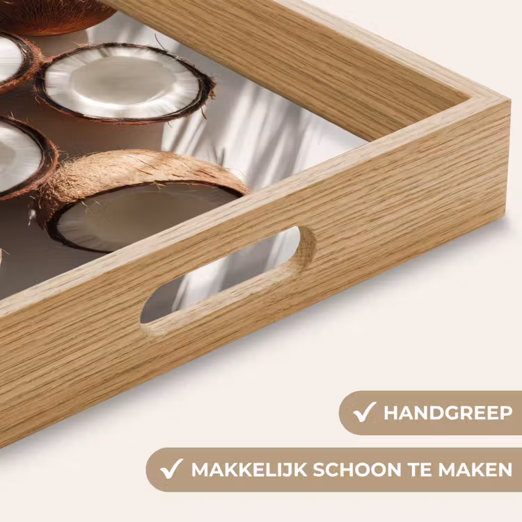 Dienblad - Kokosnoten - Bruin - Shaduw — 5