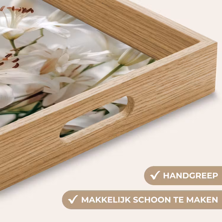 Dienblad - Lelies - Boekte - Wit - Meeldraden — 5