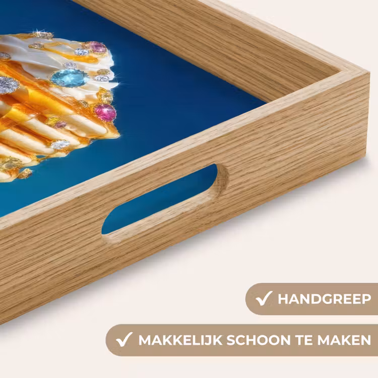 Dienblad - Pannenkoeken - Steentjes - Glitter - Slagroom — 5