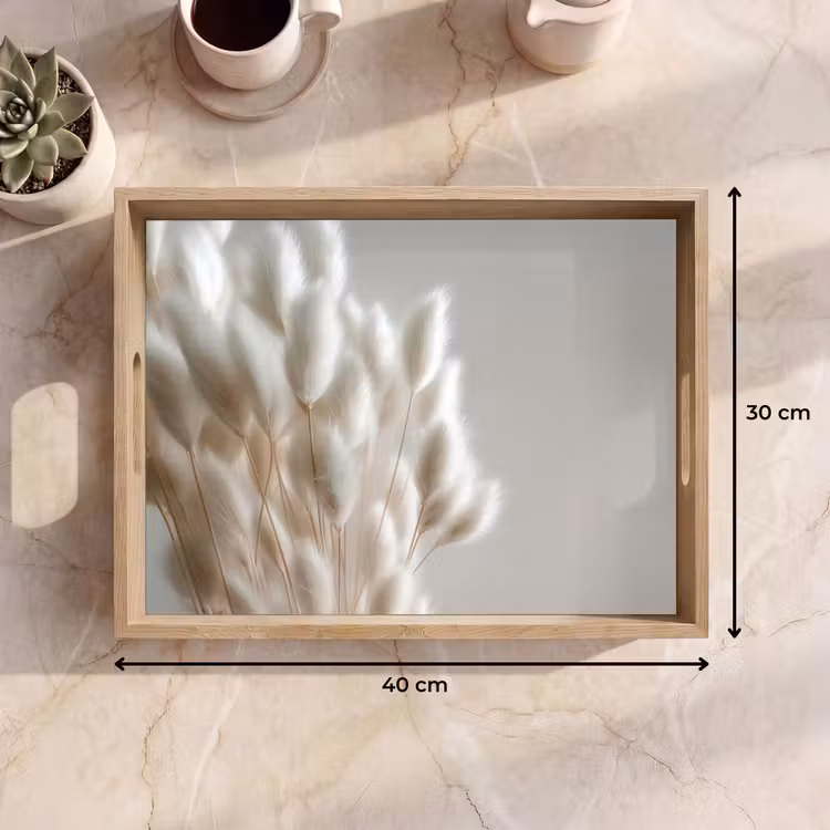 Dienblad - Pluimen - Beige - Minimalistisch — 9