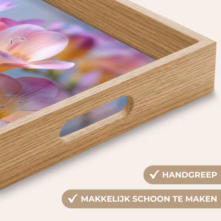 Dienblad - Bloemen - Paars - Overloop - Meeldraden — 5