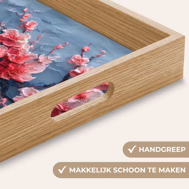 Dienblad - Bloesem - Bloem - Roze - Tak — 5