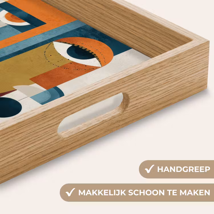 Dienblad - Geometrisch - Strakke vormen - Kleurrijk — 5