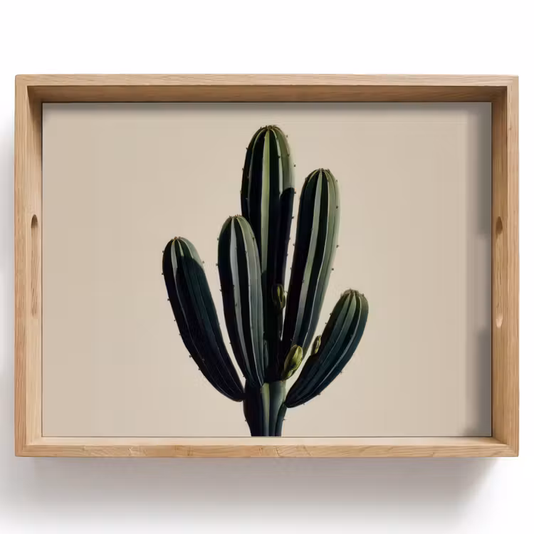 Dienblad - Cactus - Subtiel - Groen — 1