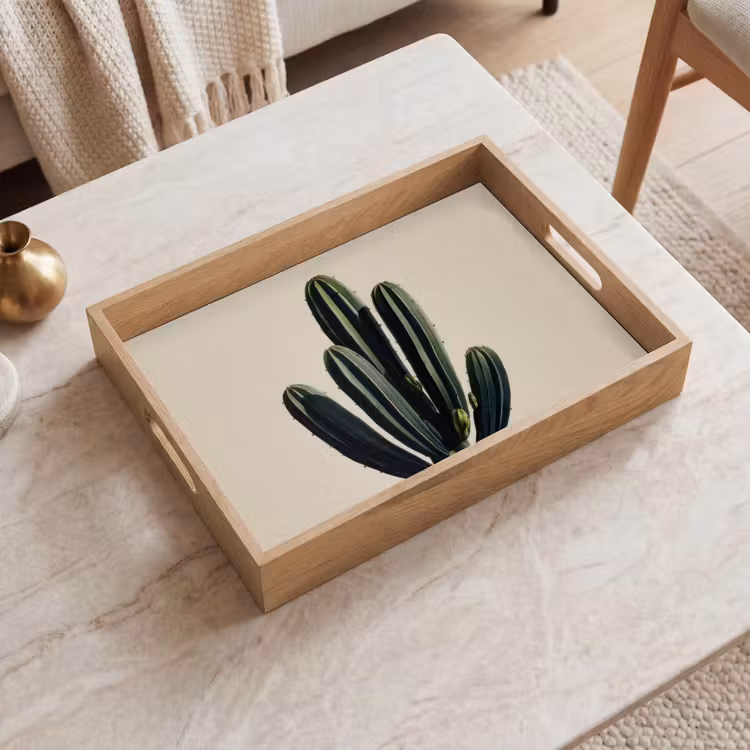 Dienblad - Cactus - Subtiel - Groen — 2