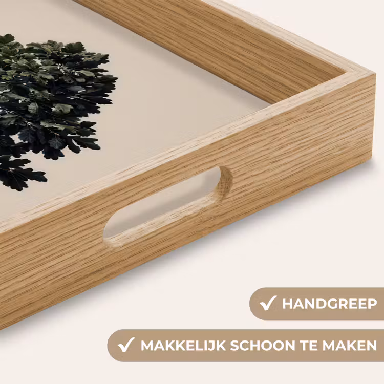 Dienblad - Eikenboom - Schaduw - Egaal — 5