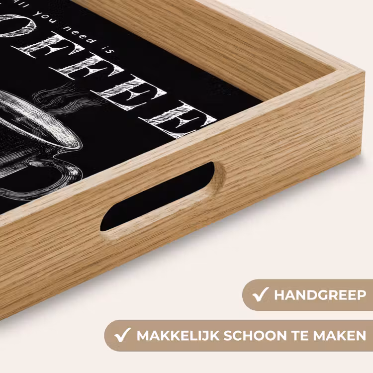 Dienblad - Koffie - Croissant - Tekst — 5