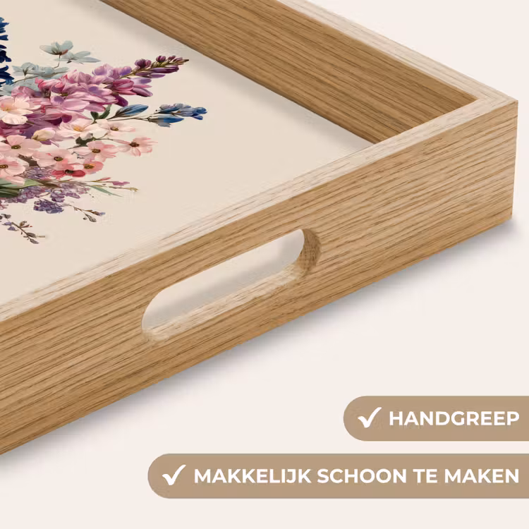 Dienblad - Boeket - Beige - Harmonieus - Subtiel — 5