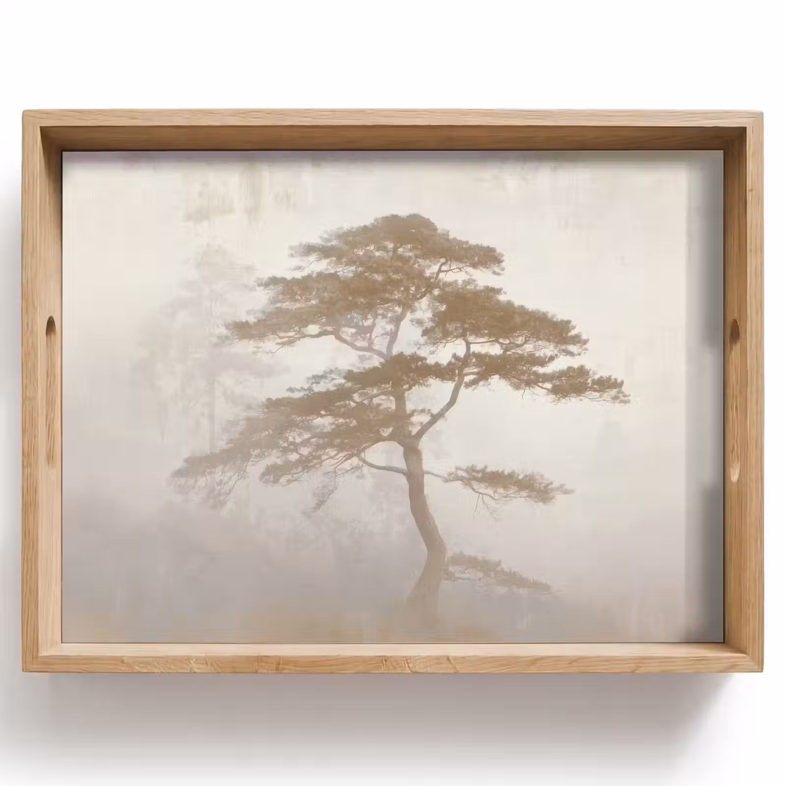 Dienblad - Boom - Oosterse stijl - Landschap — 1