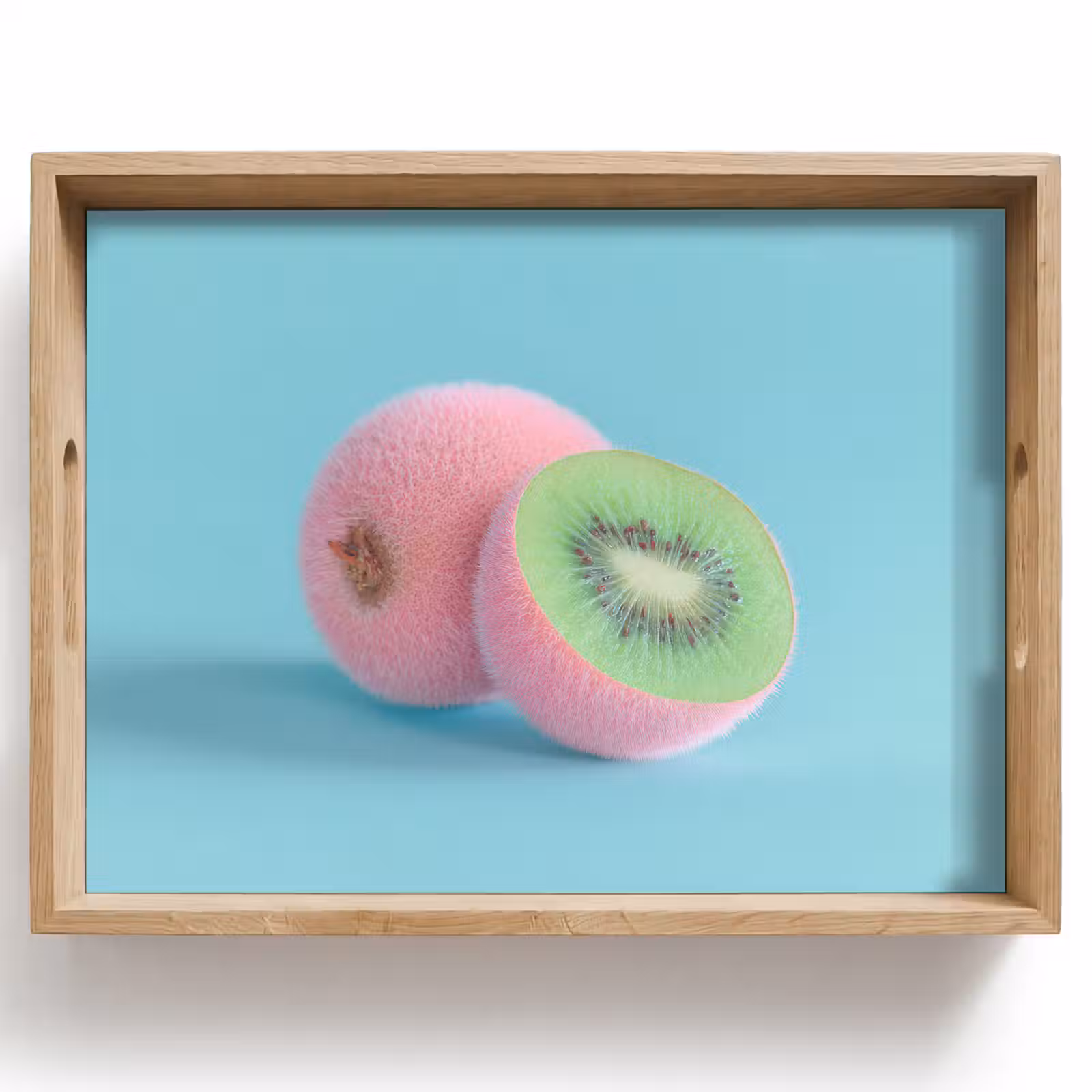 Dienblad - Kiwi - Blauw - Surrealistisch — 1